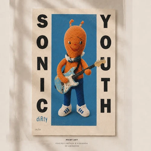 Poster Sem moldura - Sonic Youth - Dirty Puppets | wild people