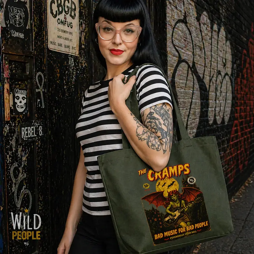 Ecobag The Cramps "Pulp Magazine"