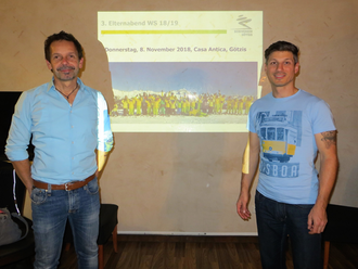 Elterninformationsabend am 9. November 2018 im Casa Antica