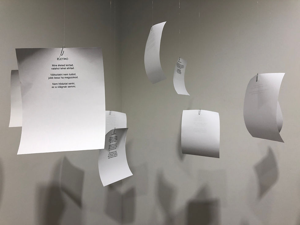 Felfüggesztve - Interaktív tárlatvezetés és filmvetítés