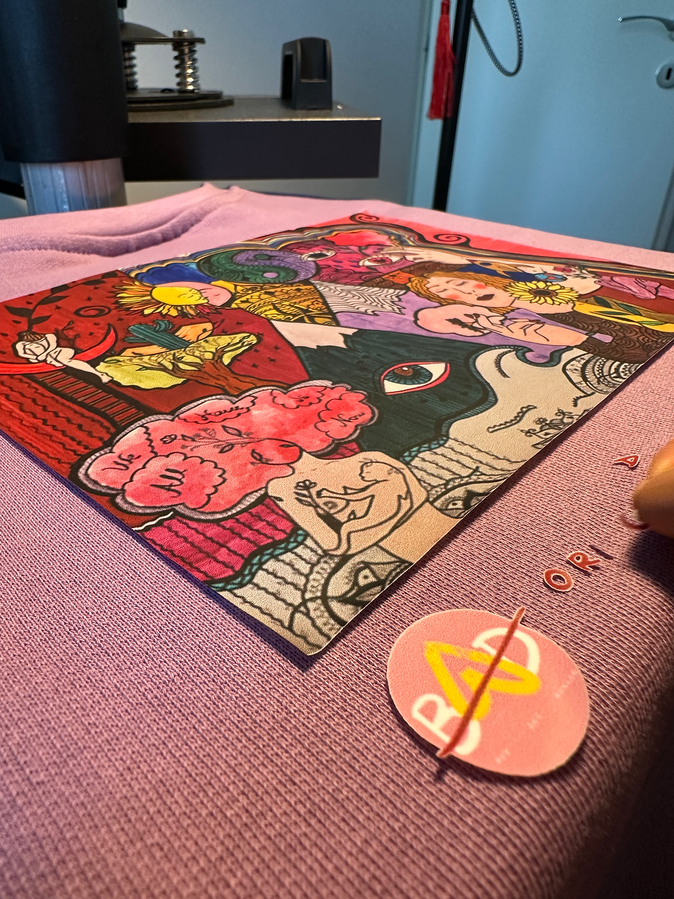 Textilfestő & pólónyomó workshop