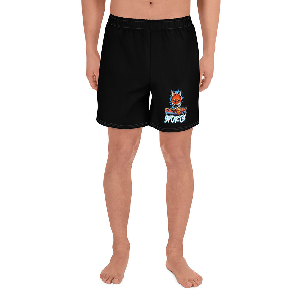 Men's Hooper Fox Head Athletic Shorts Black