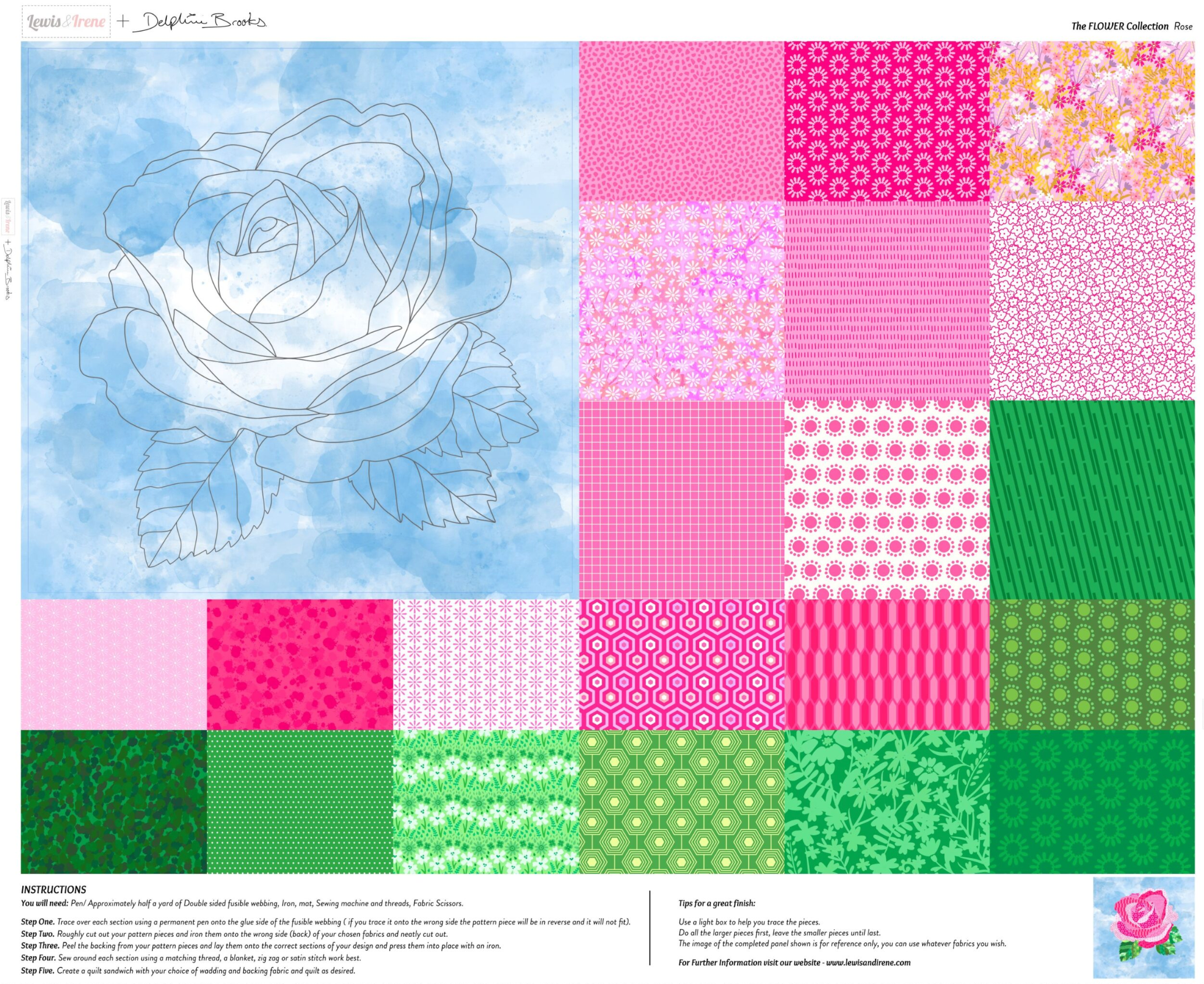 Delphine Brooks, The Flower Collection- Natural Rose