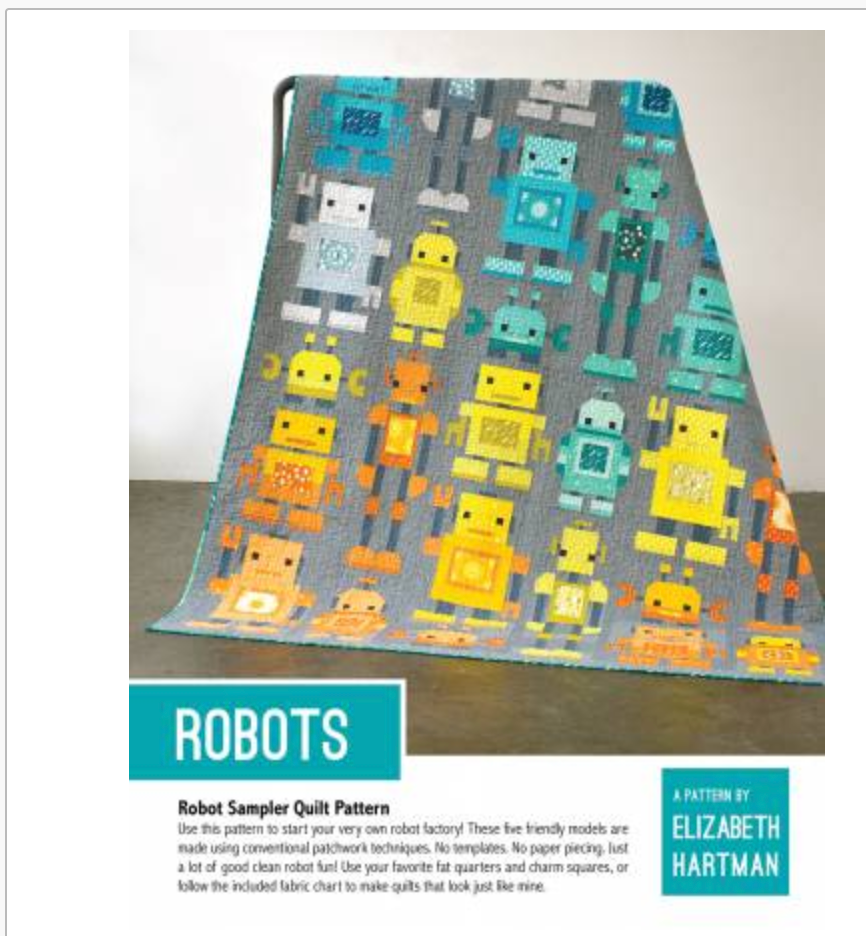 Robots Quilt Kit