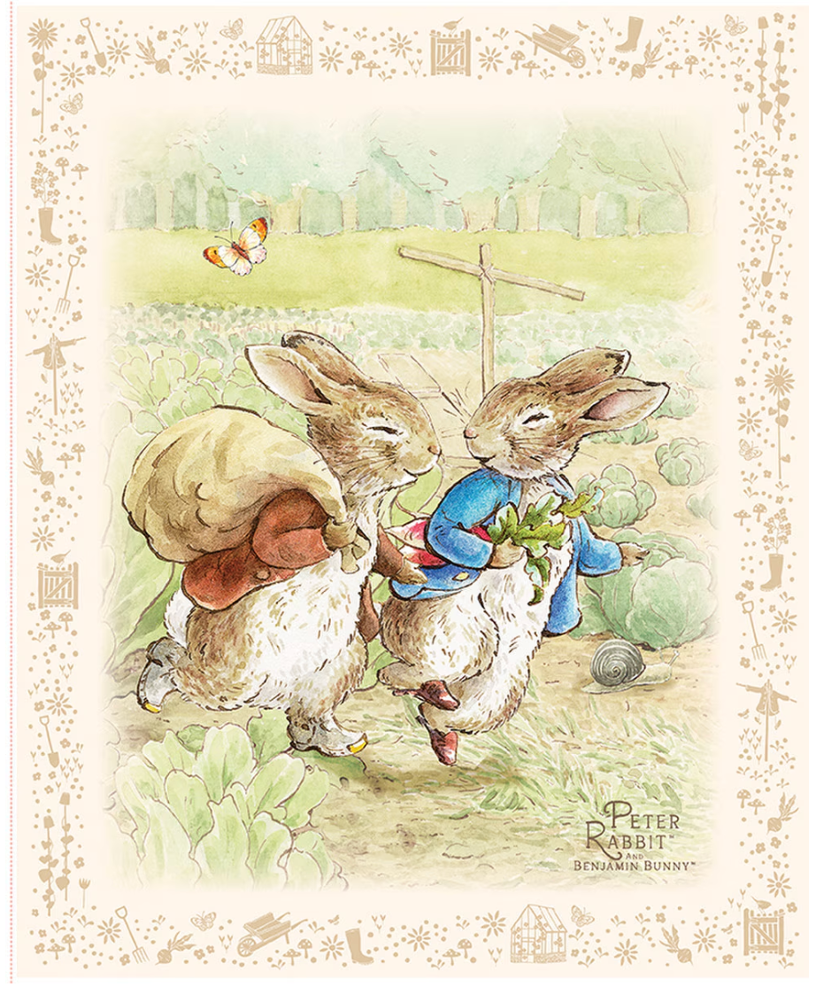 Peter Rabbit™ and Benjamin Bunny™ Panel