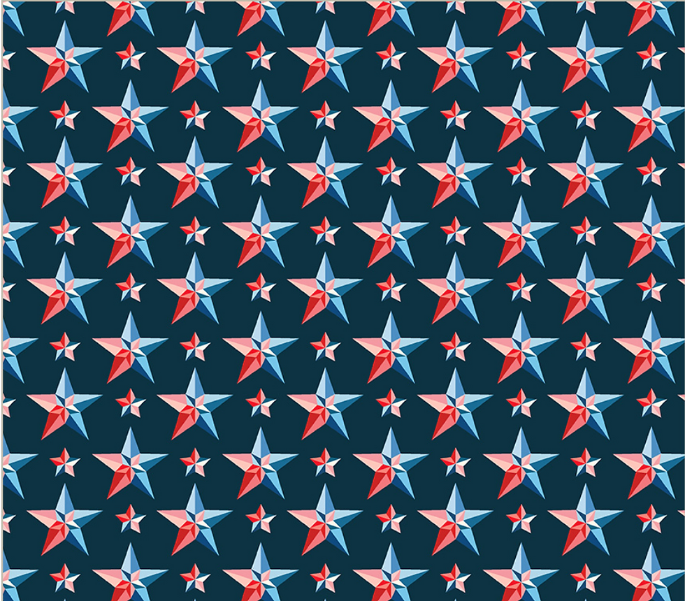 Cross Country, Stars, Navy