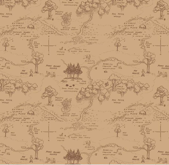 Winnie the Pooh, Map Brown