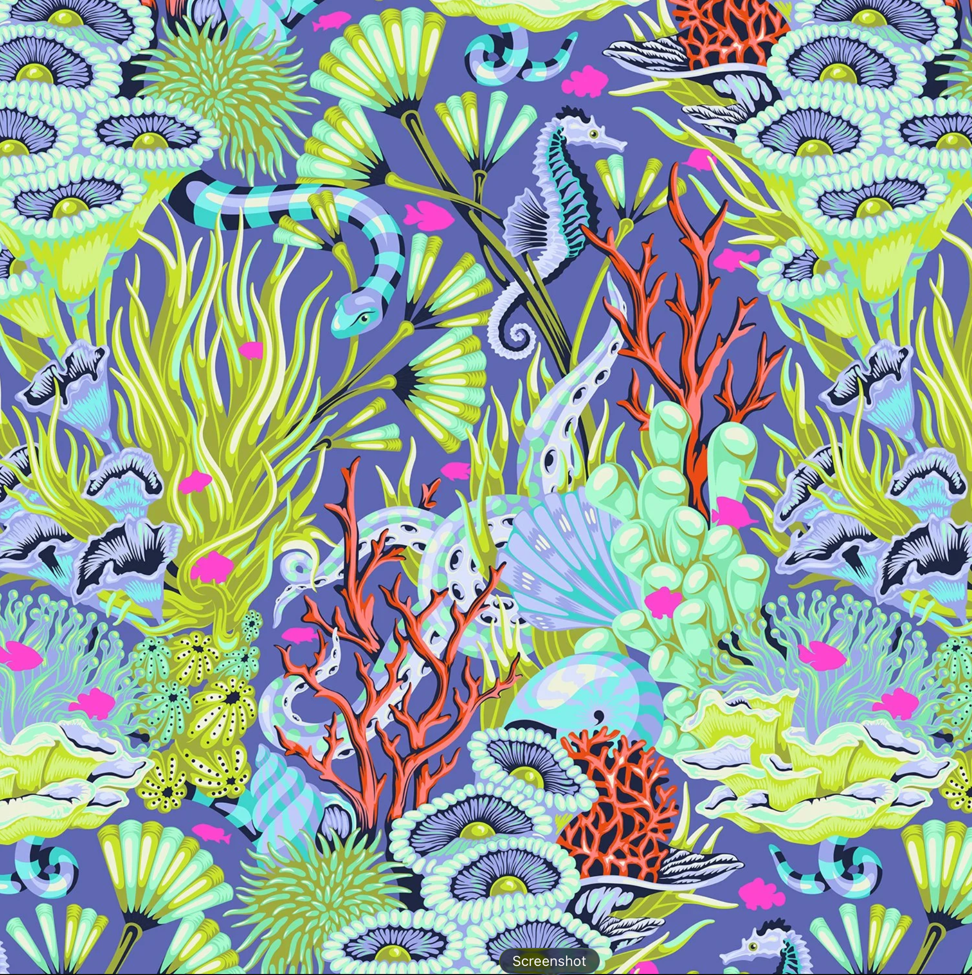 Floral Reef- Reef What You Sew Marine