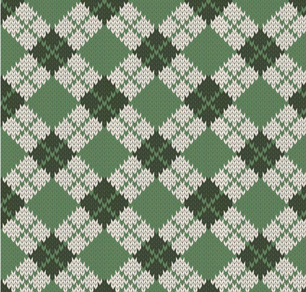 Forest Friends Argyle Green