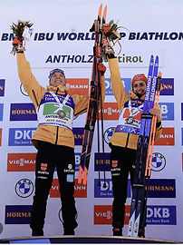 Erster Weltcupsieg in der Single-Mixed-Staffel