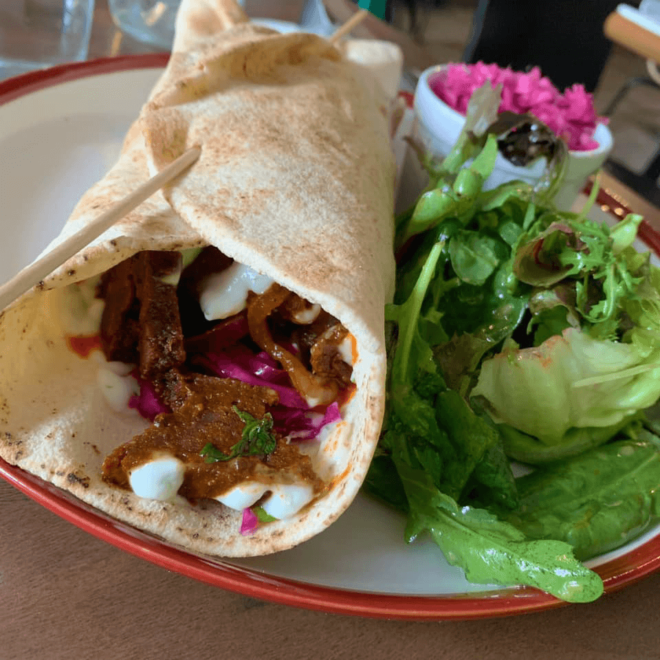 Doner kebab at Sova Vegan Butcher