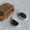 Thumbnail: Bottle Green Seaglass Dangles
