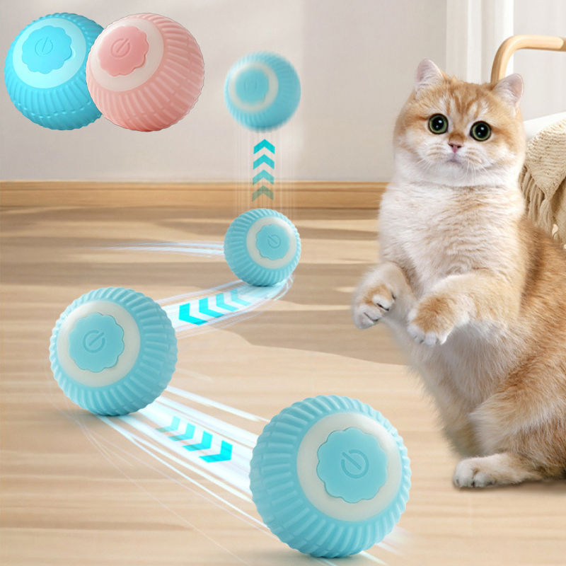 Interactive Cat Ball Toy – Automatic Rolling