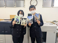 市立工芸高校の生徒の2人