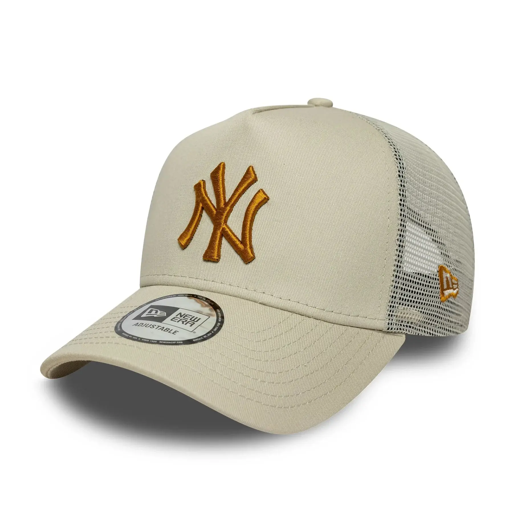 9FORTY TRUCKER NEW YORK YANKEES LIGHT BEIGE LEAGUE ESSENTIAL