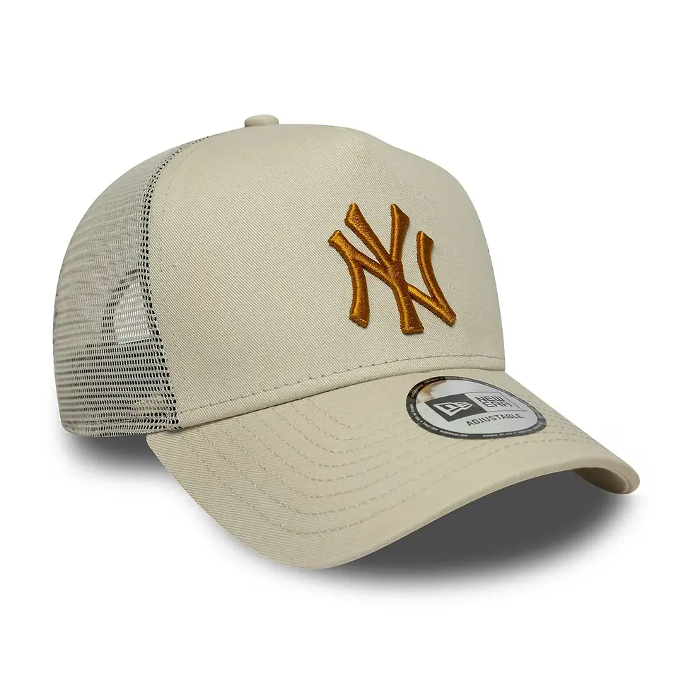 Miniatura: 9FORTY TRUCKER NEW YORK YANKEES LIGHT BEIGE LEAGUE ESSENTIAL