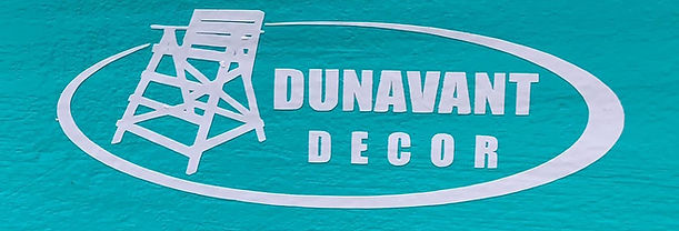 logo of Dunavant Decor showing a Lifeguard Chair