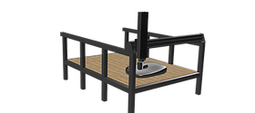Modèle 3D de la machine CNC multi-axes KMSYSTEM