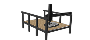 Modèle 3D de la machine CNC multi-axes KMSYSTEM