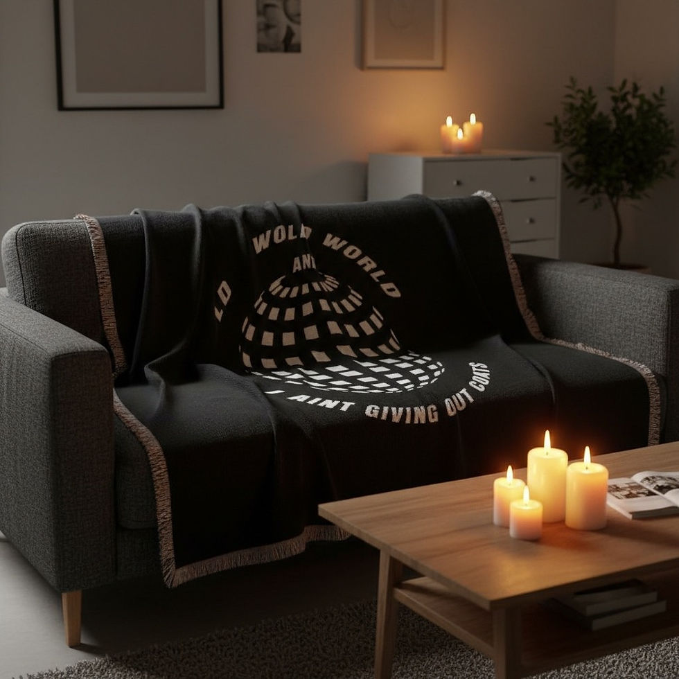 Thumbnail: IT'S A COLD BLANKET  -JACQUARD WOVEN