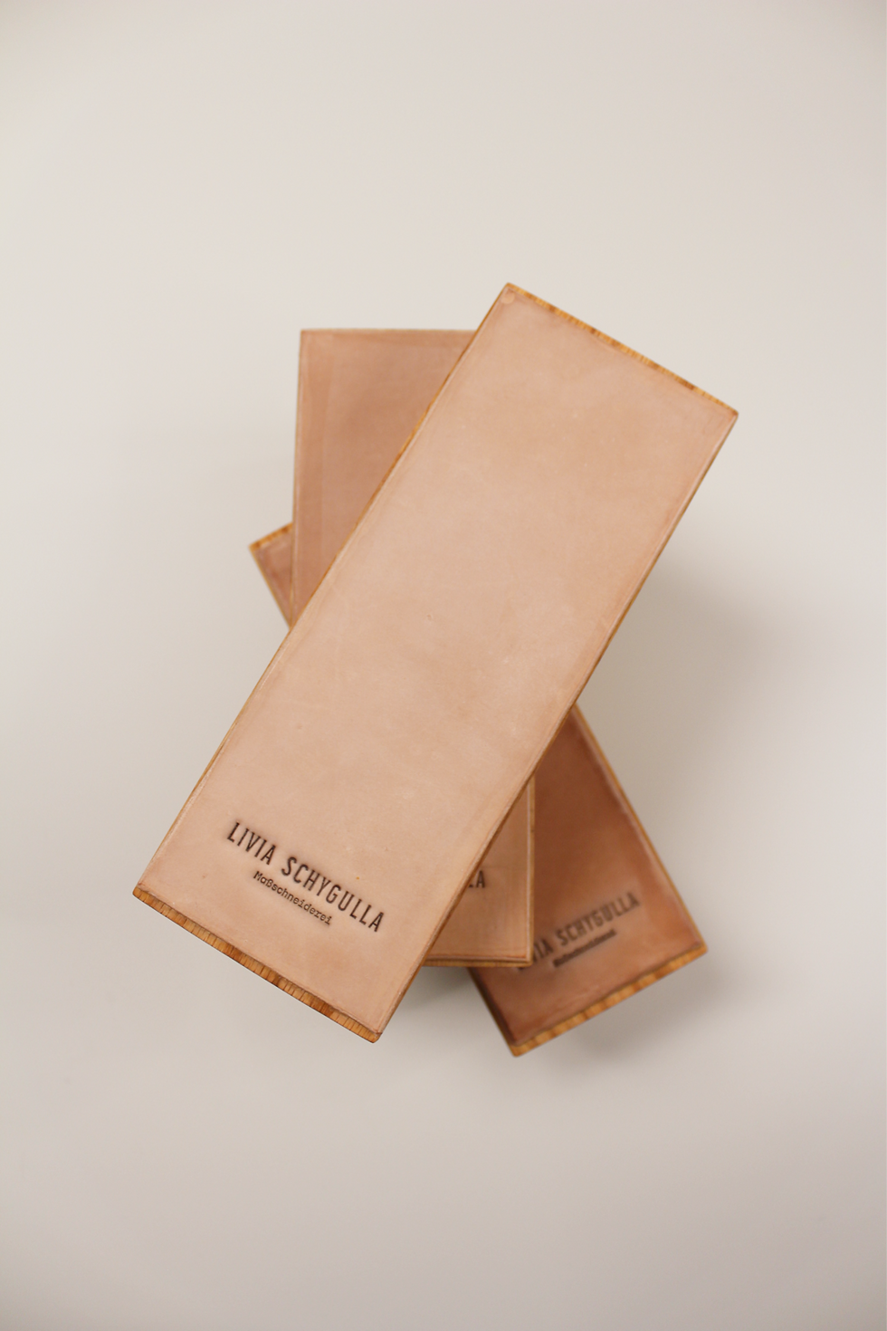 Streichriemen Holzblock Eiche Rasiermesser