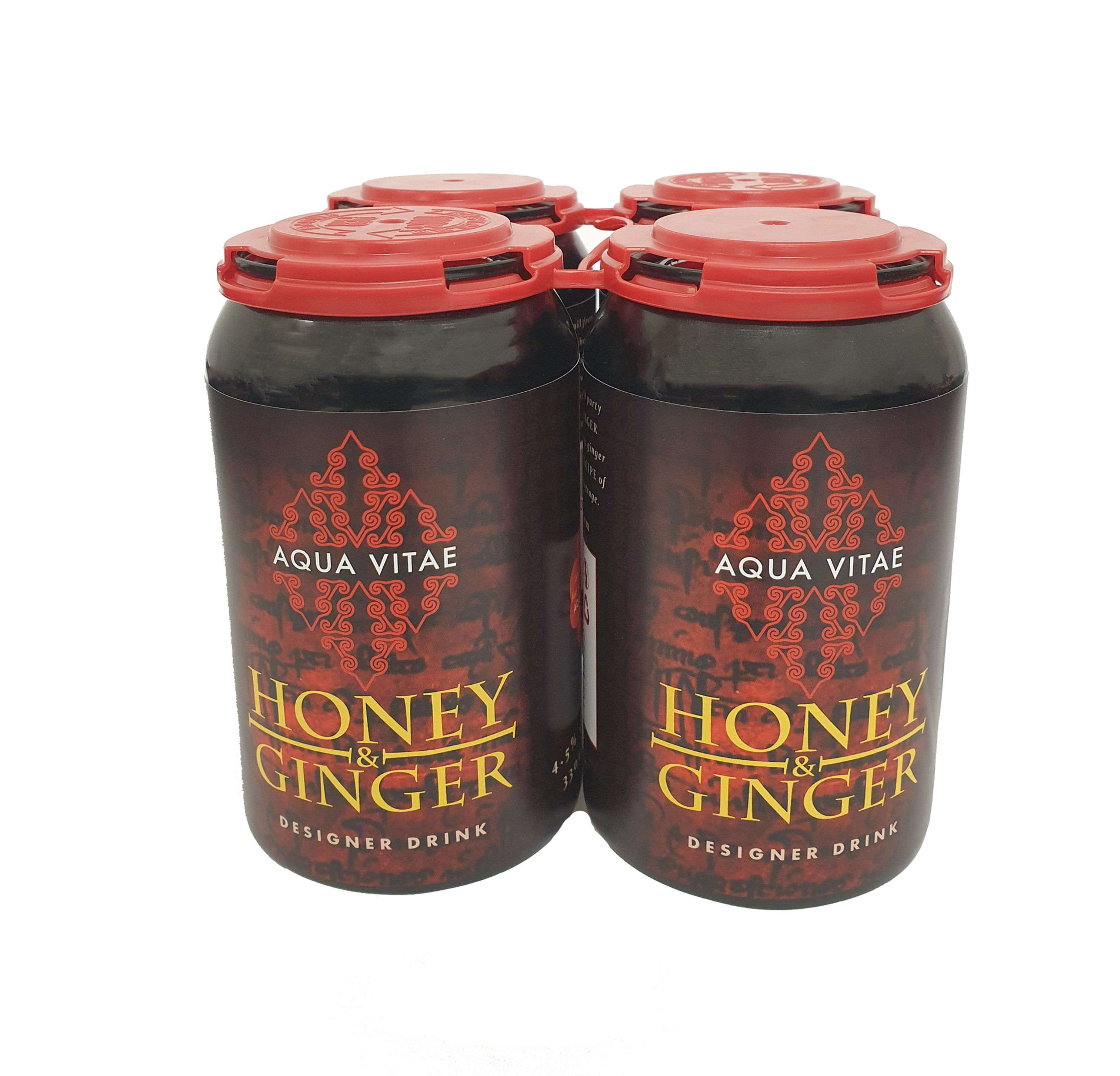 Aqua Vitae Honey and Ginger (4 Pack)