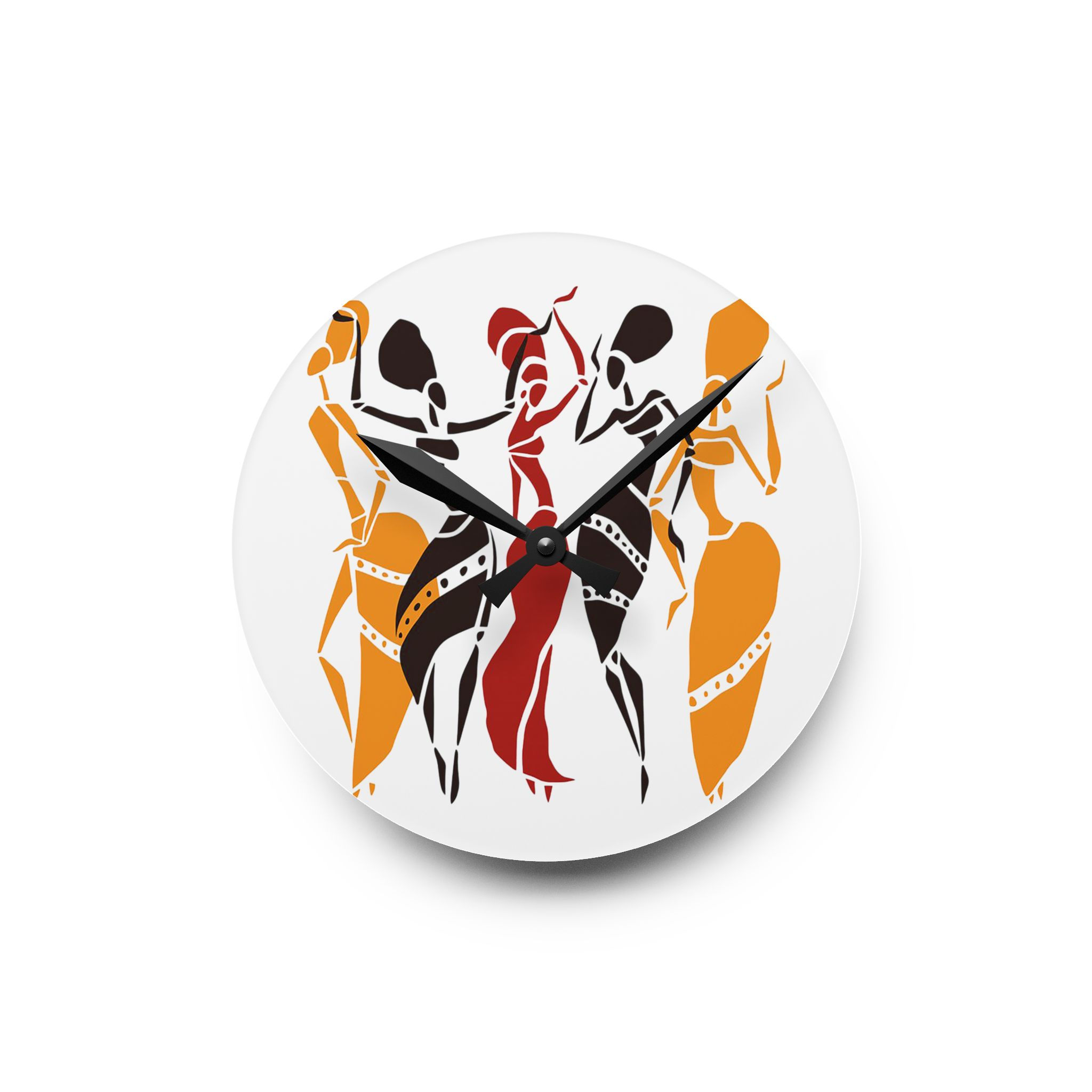 African Dance Wall Clock —$4 in Silver Rewards Back
