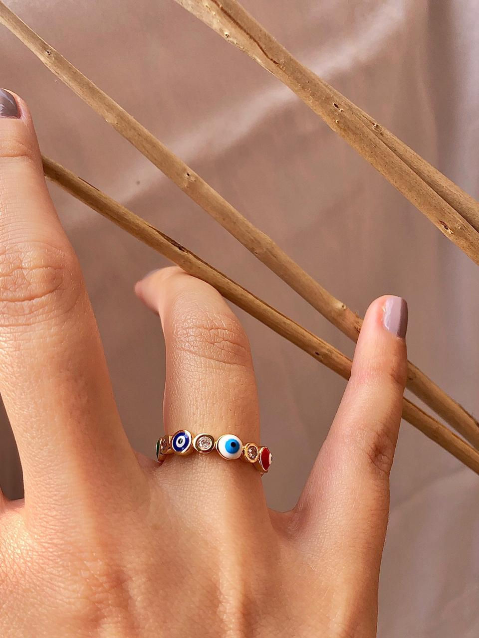 Miniatura: Anillo Ojos