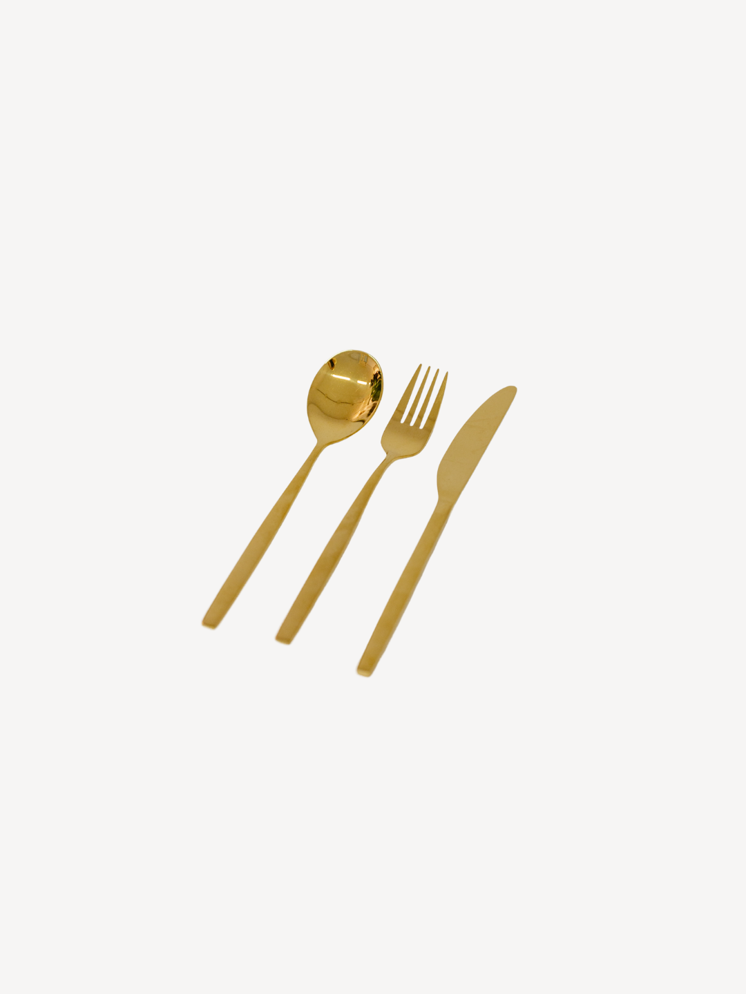 Goldenes Besteck
