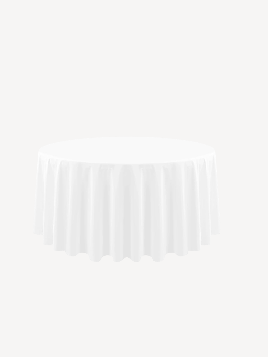 Tischdecke Weiß Rund ø 230 cm