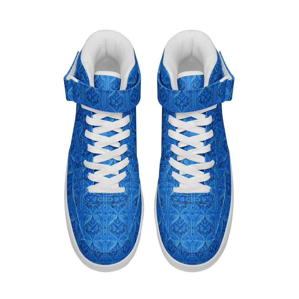 Thumbnail: FullbreedCustom Unisex high Top Leather Sneakers