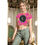 Thumbnail: All-Over Print Women's Raglan Cropped T-shirt