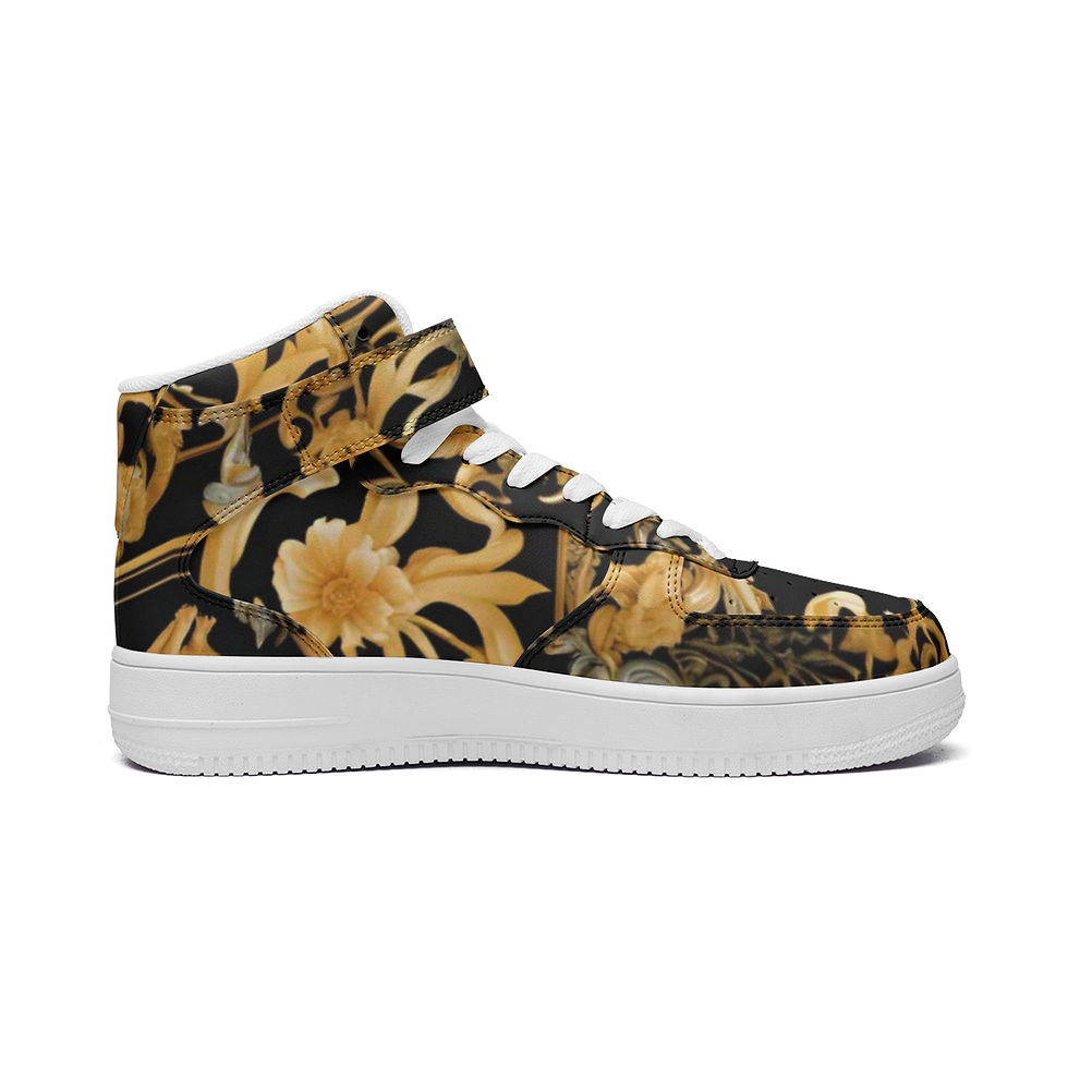 Thumbnail: Unisex high Top Leather Sneakers