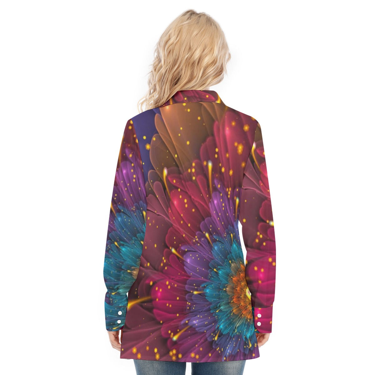All-Over Print Women's Long Shirt