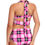 Thumbnail: All-Over Print Women's Swimsuit Set With Halter