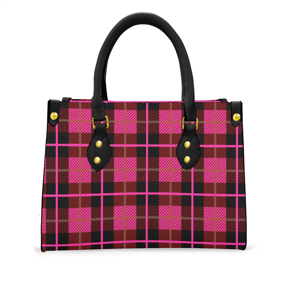 Thumbnail: Women's Tote Bag With Black Handle