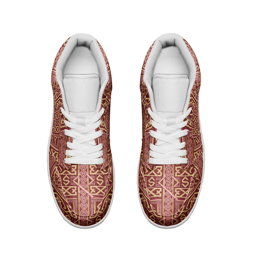 Thumbnail: FullbreedCustom Unisex Low Top Leather Sneakers