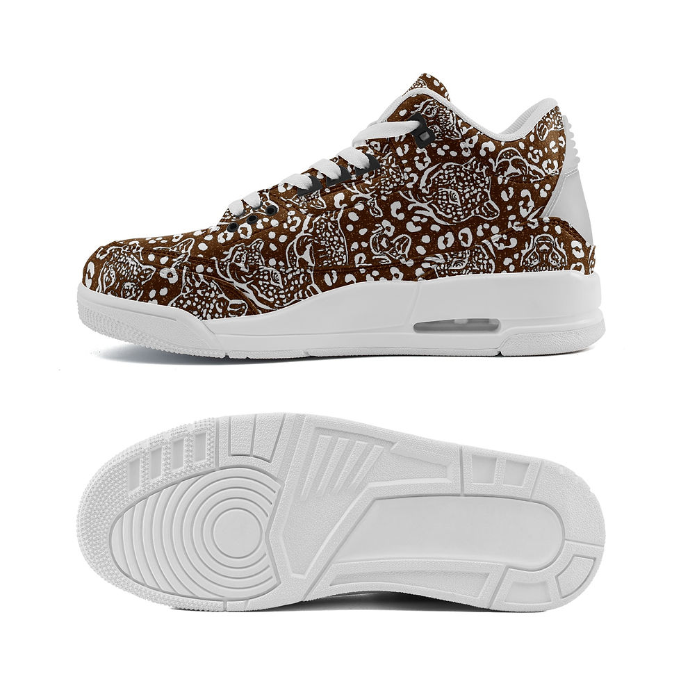 Thumbnail: fullbreedcustom Unisex Non Slip Sneakers Lace Up Fashion Shoes