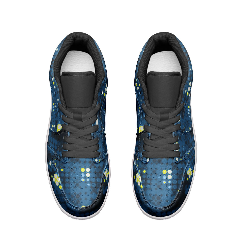 Thumbnail: kokorepublic Unisex Low Top Leather Sneakers