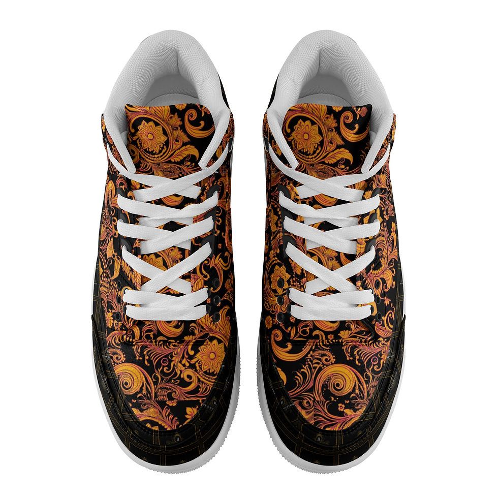 Thumbnail: fullbreedcustom Unisex Non Slip Sneakers Lace Up Fashion Shoes
