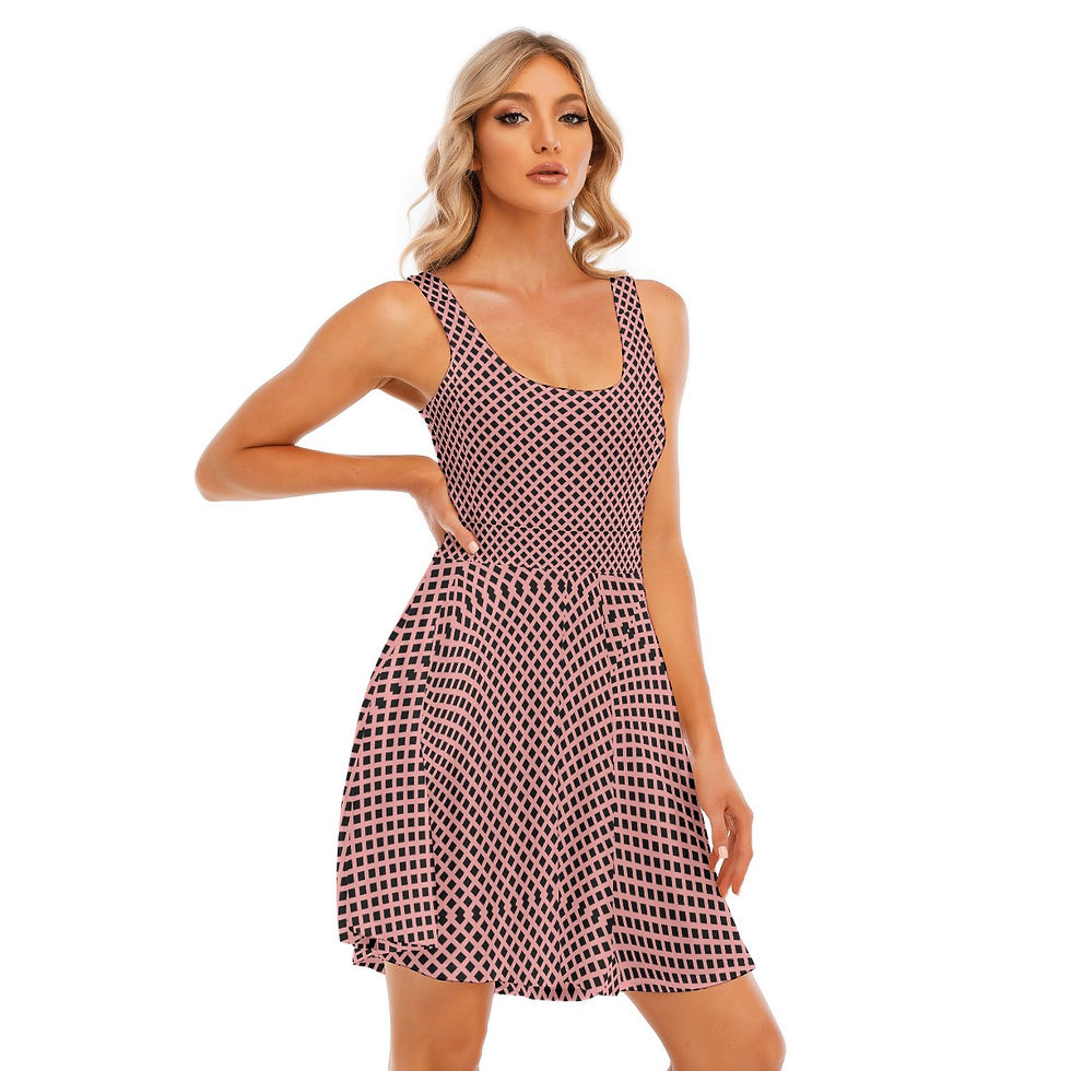 Thumbnail: All-Over Print Women's Tank Vest Dress