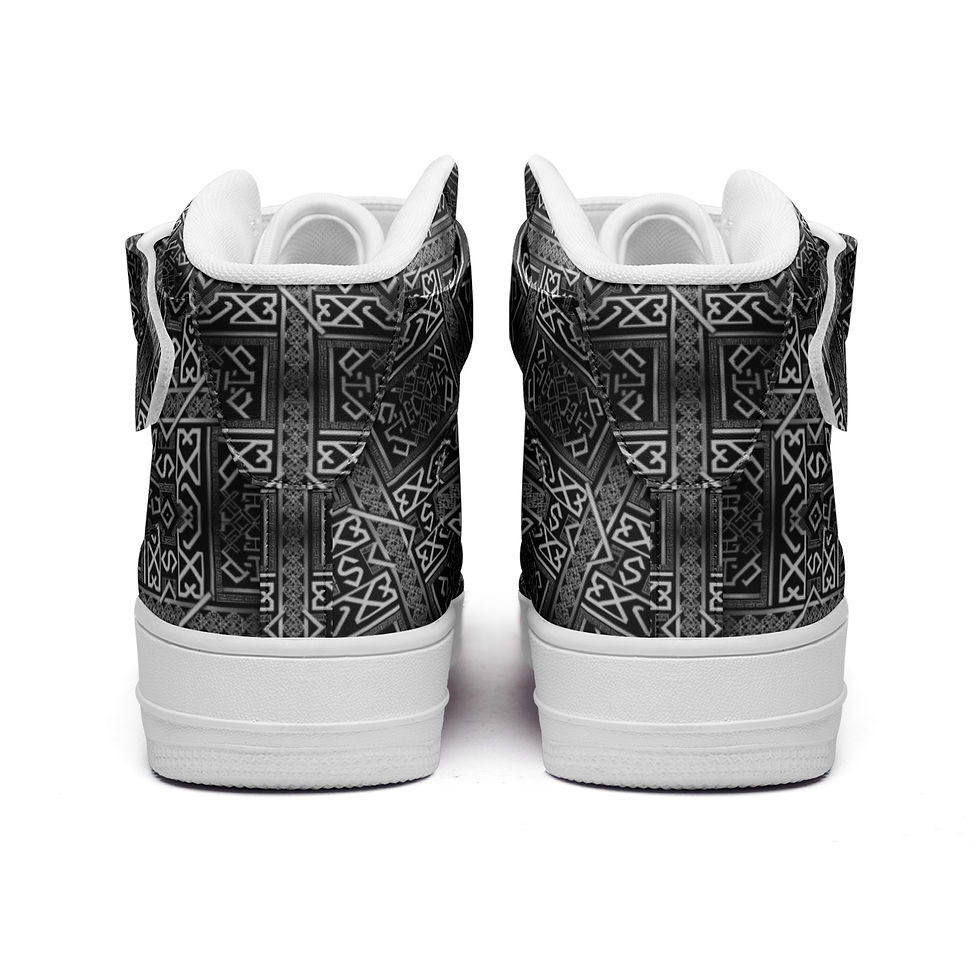 Thumbnail: FullbreedCustom Unisex high Top Leather Sneakers