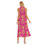Thumbnail: All-Over Print Women's Wrap Hem Belted Halter Dress