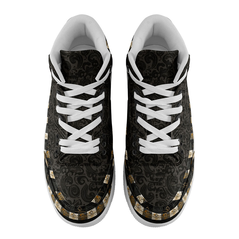 Thumbnail: fullbreedcustom Unisex Non Slip Sneakers Lace Up Fashion Shoes