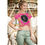 Thumbnail: All-Over Print Women's Raglan Cropped T-shirt