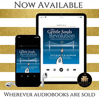 The Gentle Souls Revolution book cover shown on a smartphone and ipad.
