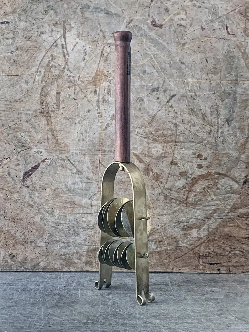 Thumbnail: Sistrum - Large Ceremonial Chime Bronze Hammered Zills - Alter Bell - Ancient Gr
