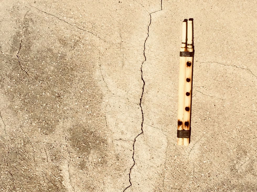 Double Reed Pipe Diaulos symposionssantorini