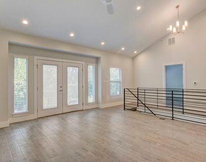 upstairs- double doors