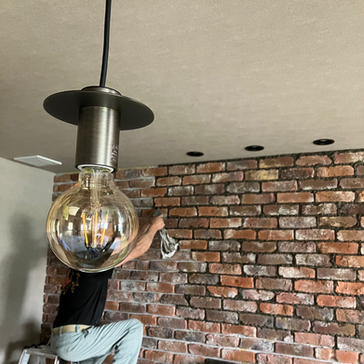 続・アクセントタイルの施工